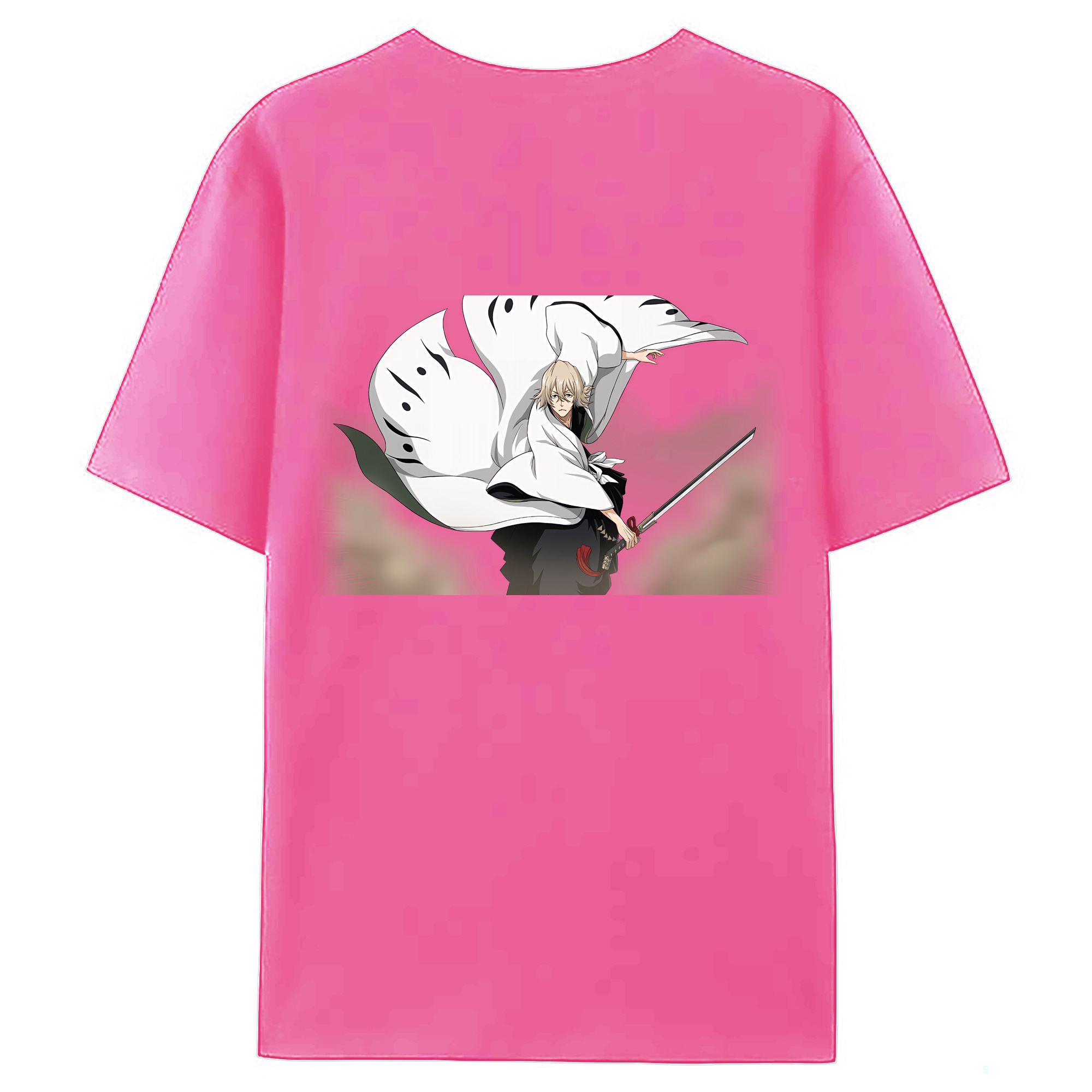 （画像用） "ブリーチ 浦原 喜助（うらはら きすけ） BLEACH Urahara Kisuke " レディース半袖Tシャツ(バックプリント)